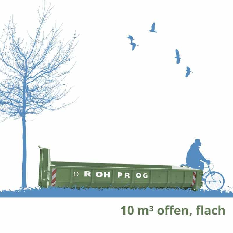 rohprog 10m³ abrollcontainer Containerdienst München