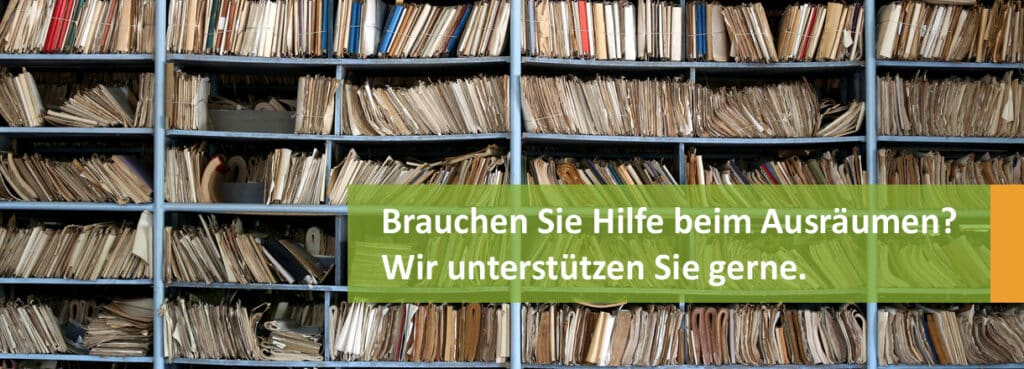 Archiventsorgung Archivräumung München mit ROHPROG